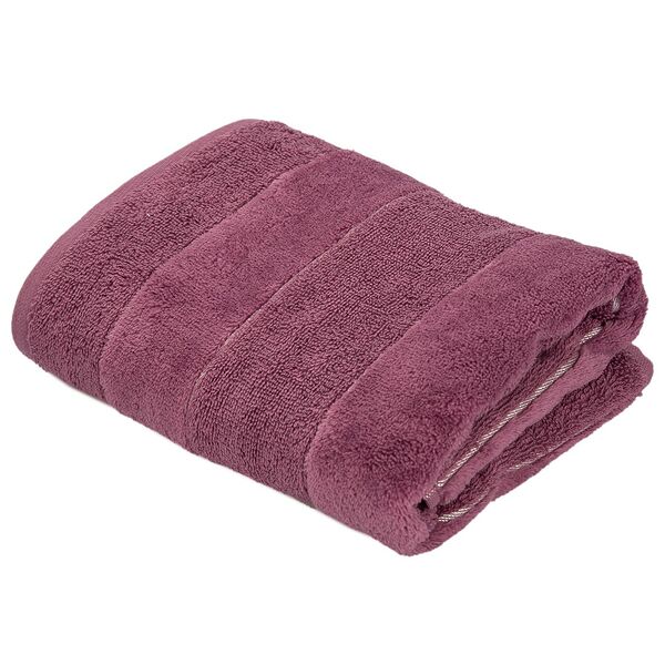 Полотенце махровое ДМ-Текстиль Serenity, бордовый, хлопок, 50х90 см