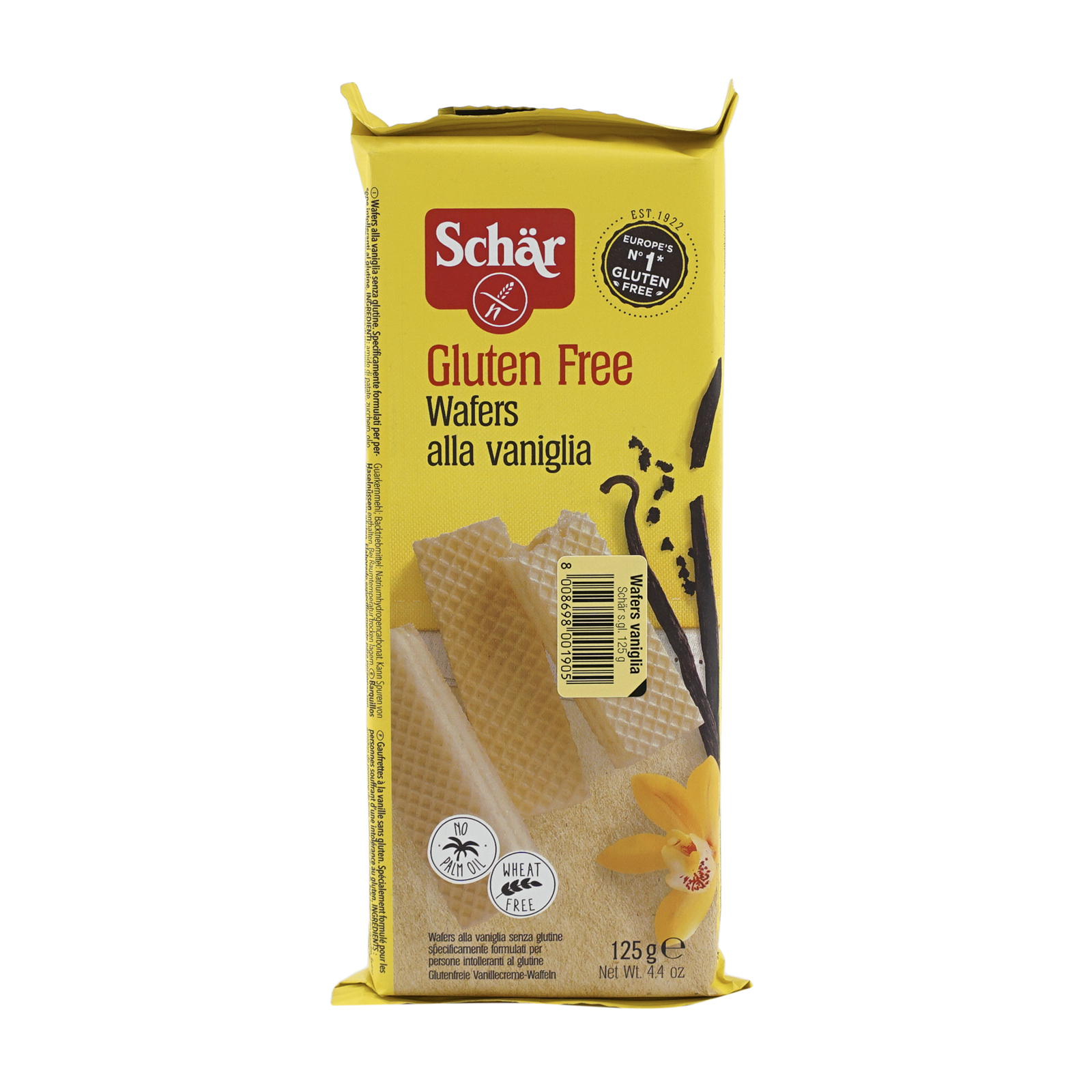 

Вафли Schar Ванильные без глютена, 125 г