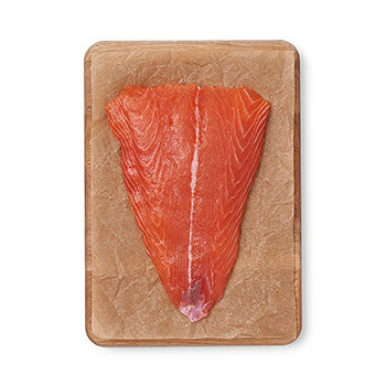 Лосось атлантический (семга) Азбука вкуса охлажденный филе, хвостовая часть, Россия