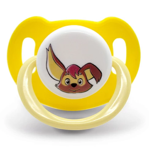 Соска-пустышка Мама Тама анатомическая силиконовая от 6 мес Тама-Тама цвет желтый