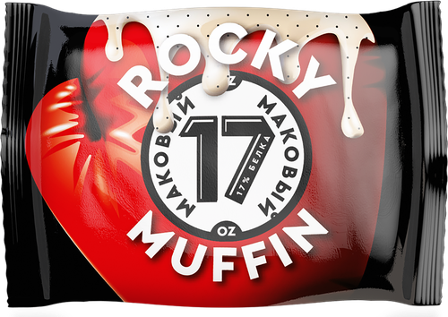 

Маффин протеиновый Rocky Muffin Маковый 55 г