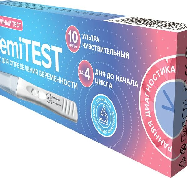 Тест FEMiTEST Ultra Expert №1 для определения беременности 1шт