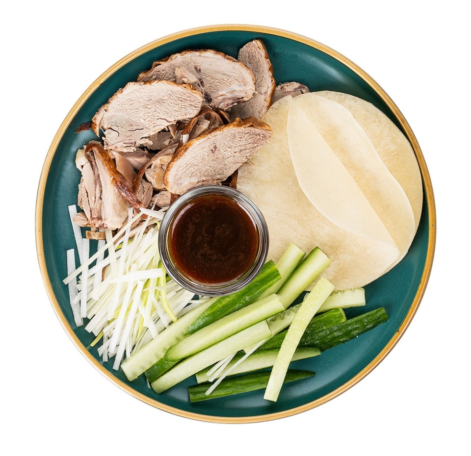 

Утка по-пекински в наборе с блинчиками, овощами и соусом Хойсин 230 г Duckit, Россия