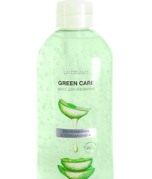Мусс для умывания LIV DELANO SOS-увлажнение с гелем алоэ вера