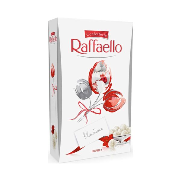 Конфеты Raffaello с цельным миндальным орехом в кокосовой обсыпке