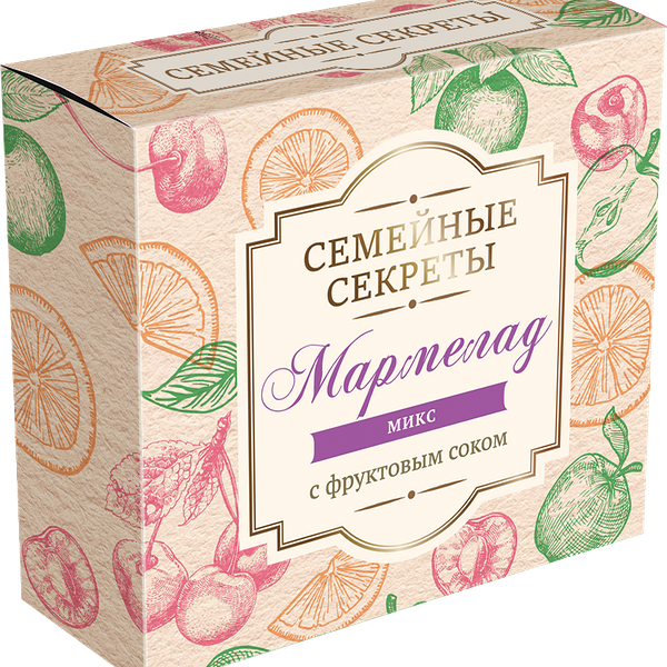 Мармелад Семейные секреты с добавлением сока, 250г