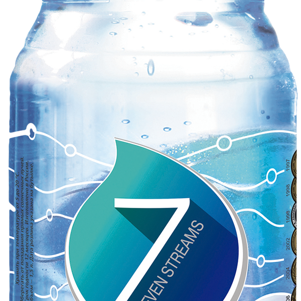 Вода Семь ручьев минеральная питьевая газированная