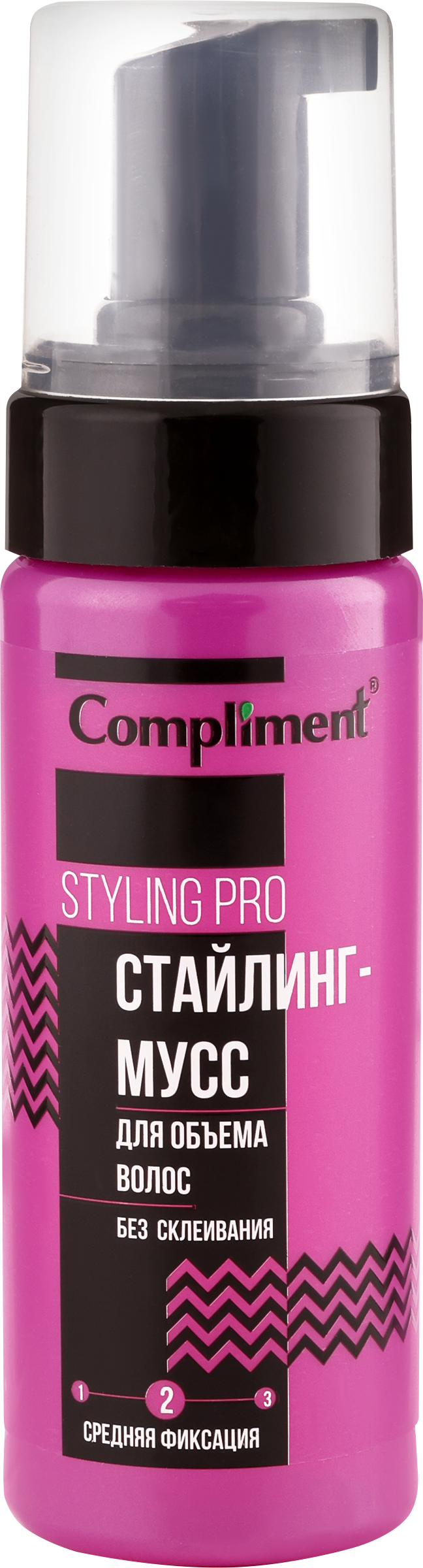 

Мусс для волос Compliment Styling pro средняя фиксация, 165 мл