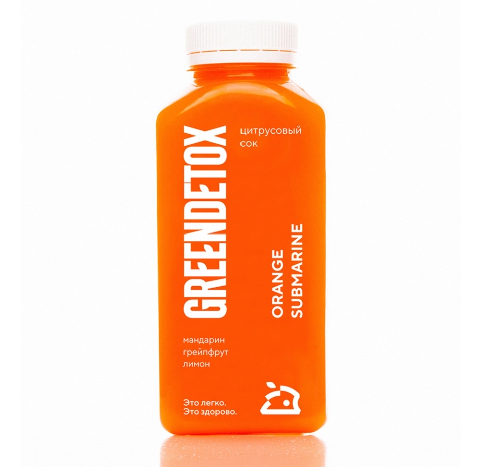 

Сок цитрусовый Green Detox Orange Submarine прямого отжима 300 мл