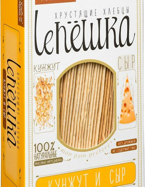 Хлебцы хрустящие Хлебцы Молодцы с кунжутом и сыром 150 г