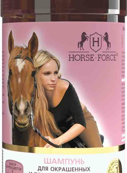 Шампунь Лошадиная сила для окрашенных и поврежденных волос 500 мл