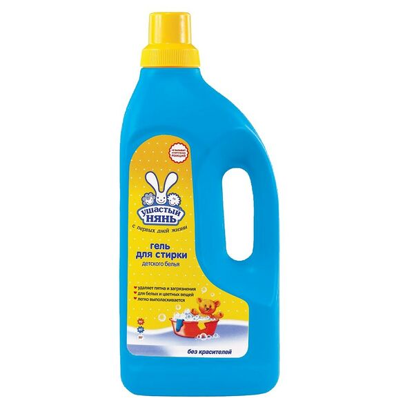 Гель для стирки детск.УШАСТЫЙ НЯНЬ 1.2л