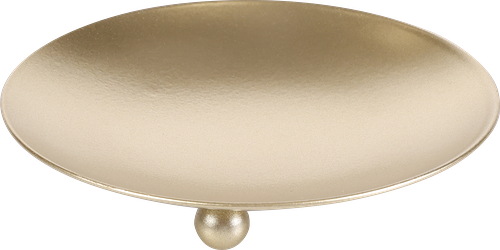 Подсвечник HOMECLUB Candle Plate золото/черный, 9х2,5см, железо, Арт. CCG-17