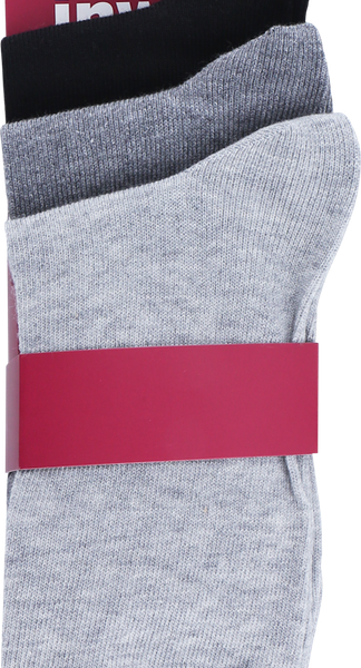 Носки женские INWIN р. 25 (38–40), цвет светло-серый меланж, серый меланж, темно-серый меланж, Арт. BWS04, 3пары