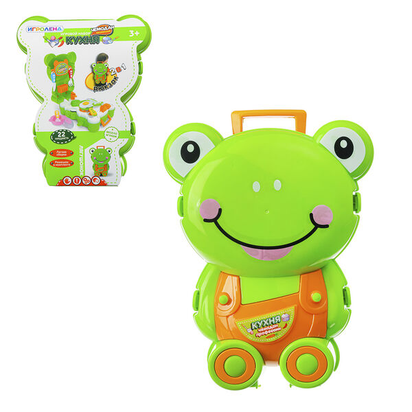 Игроленд чемодан в виде животных -профессии, 20 пр., abs, 19х24х8 см, 6 дизайнов