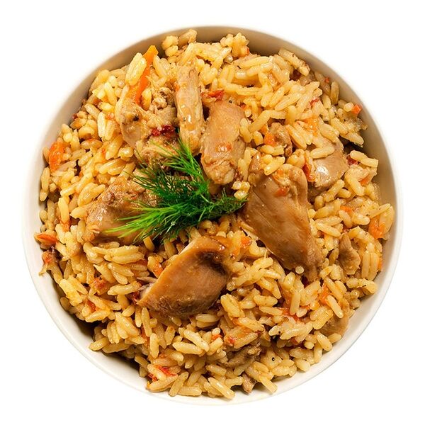 Плов с курицей и овощами, Уже Готово