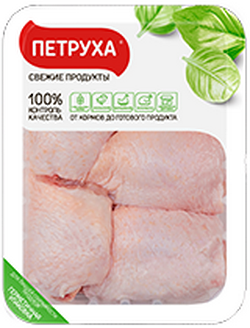 Мясо птицы. Бедро ЦБ упак в лоток по 750гр охл Серволюкс