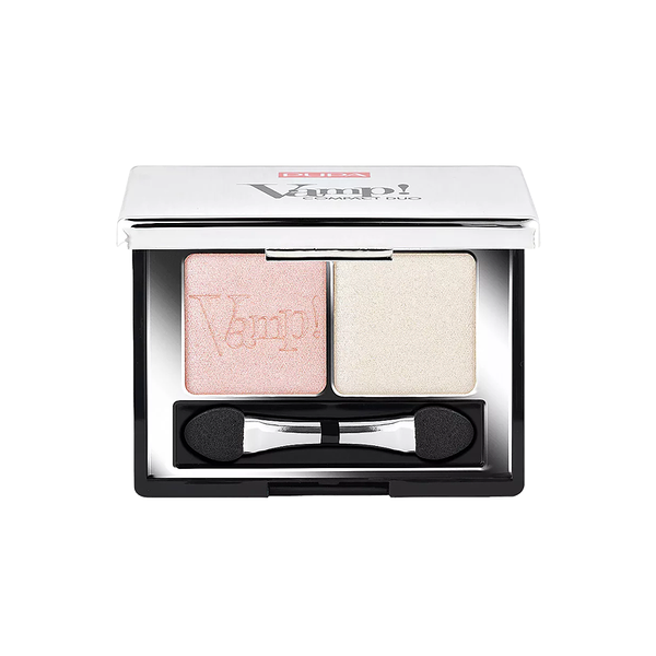 Тени для век 2-х цветные Pupa Vamp! Compact Duo Eyeshadow тон 01 Rose perlage 2,2 г
