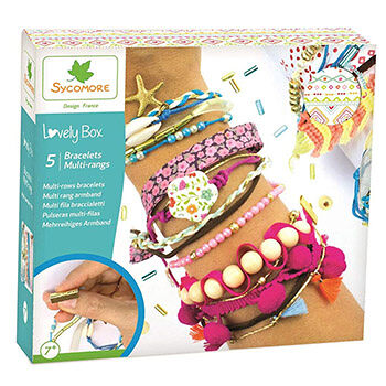 Набор для создания украшений Sycomore Lovely Box Многорядные браслеты 7+, Франция