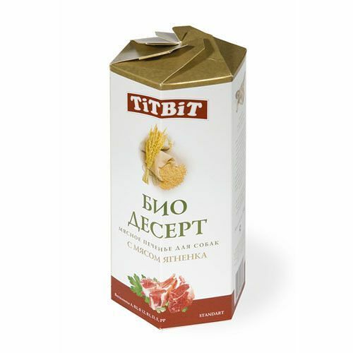Печенье для собак Titbit с мясом ягнёнка стандарт