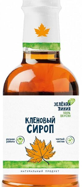Сироп Зеленая линия кленовый 200мл