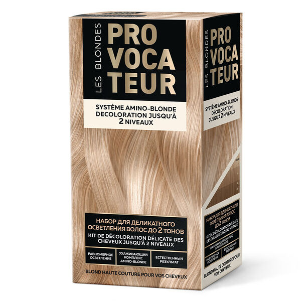 Набор для осветления волос Provocateur Деликатное осветление до 2 тонов 175 мл