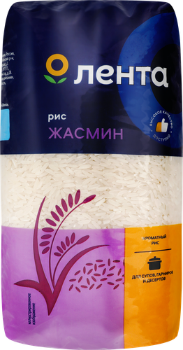 

Рис длиннозерный Лента Жасмин 1 кг