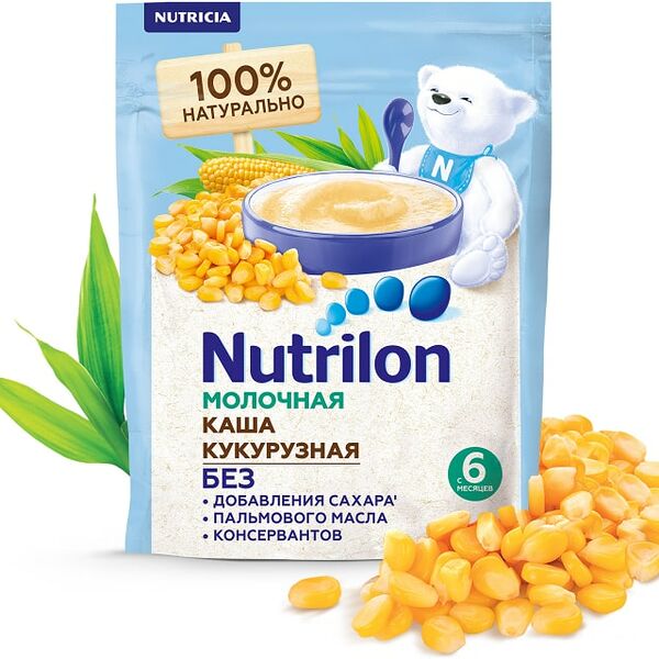 Каша Nutrilon Молочная кукурузная 200г