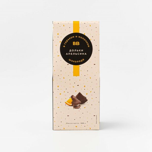 Дольки апельсина в горьком и молочном шоколаде