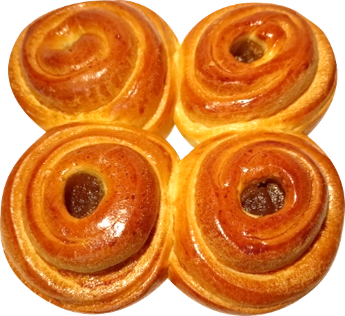 Булочка КОРОЛЁВСКИЙ ХЛЕБ к чаю с повидлом