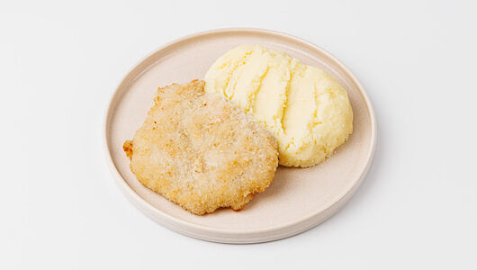 Свиная отбивная с картофельным пюре