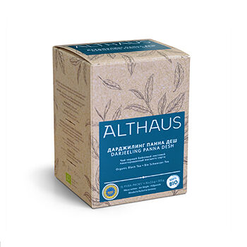 Чай черный Althaus Dardjeeling Panna Desh пакетированный 15х2.5г, Германия