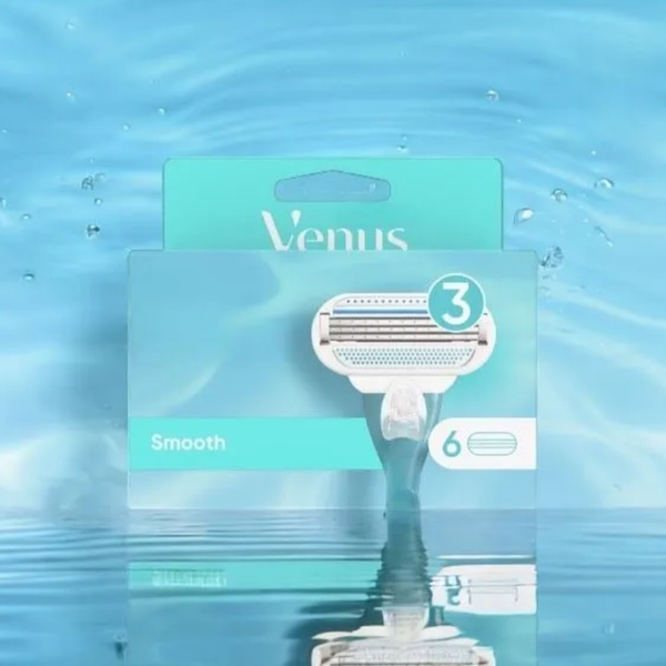 Кассеты сменные для бритья GILLETTE Venus Smooth, 6шт