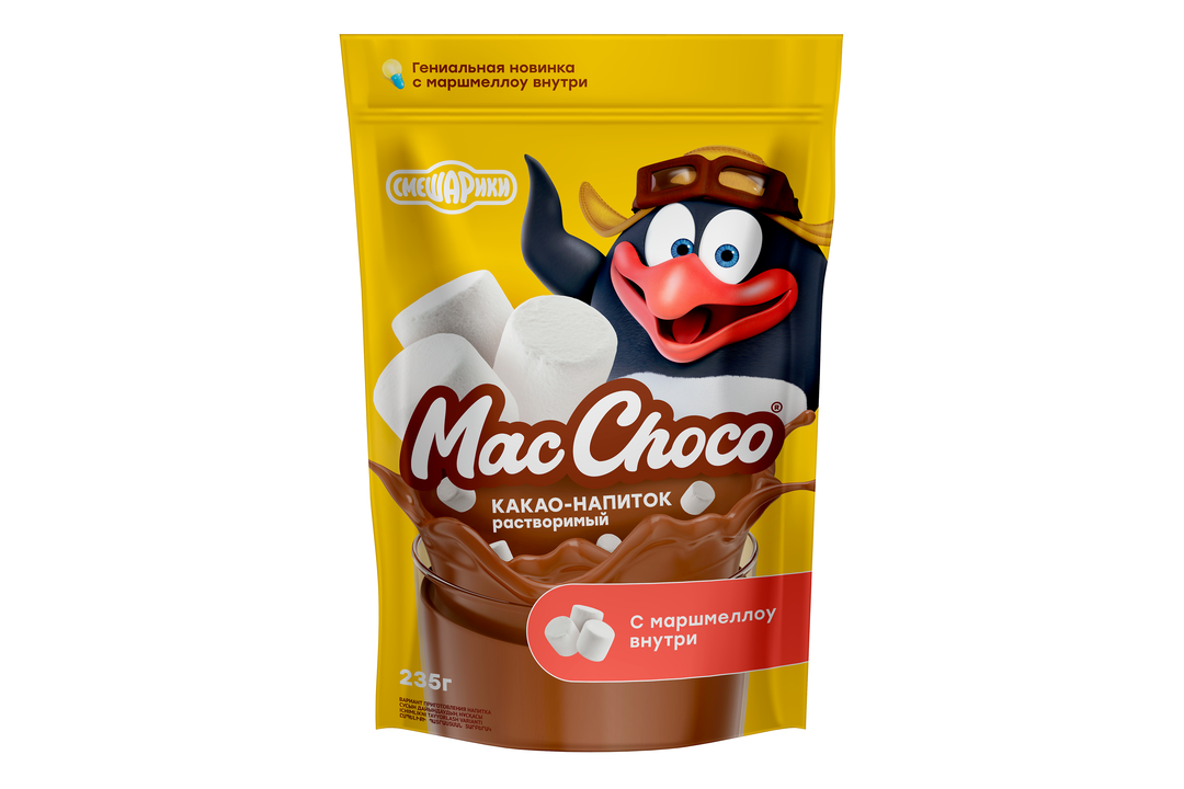 

Какао-напиток MacChoco растворимый с маршмеллоу 235 г