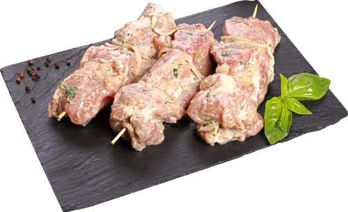 

Шашлык из свиного окорока Деликатесный вес Лента Fresh вес