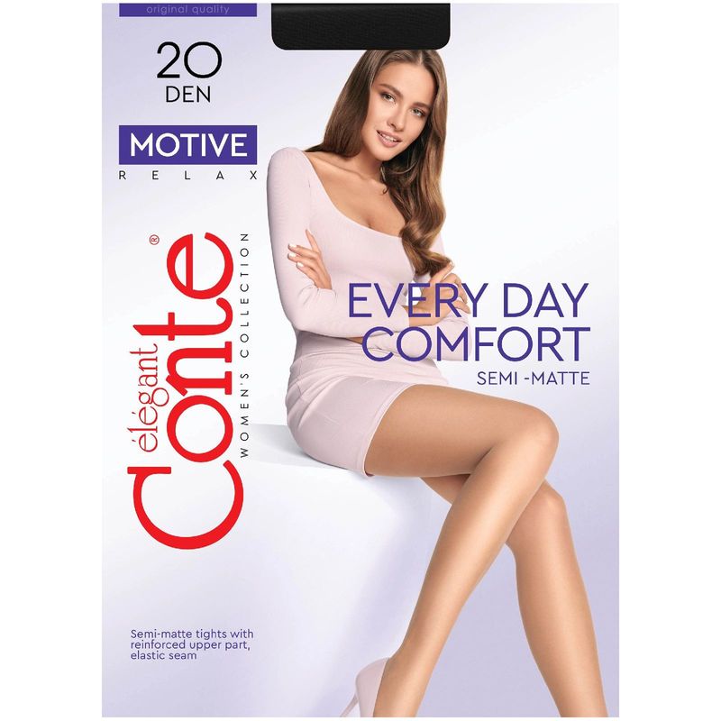 

Колготки женские CONTE Motive 20 den, nero 2