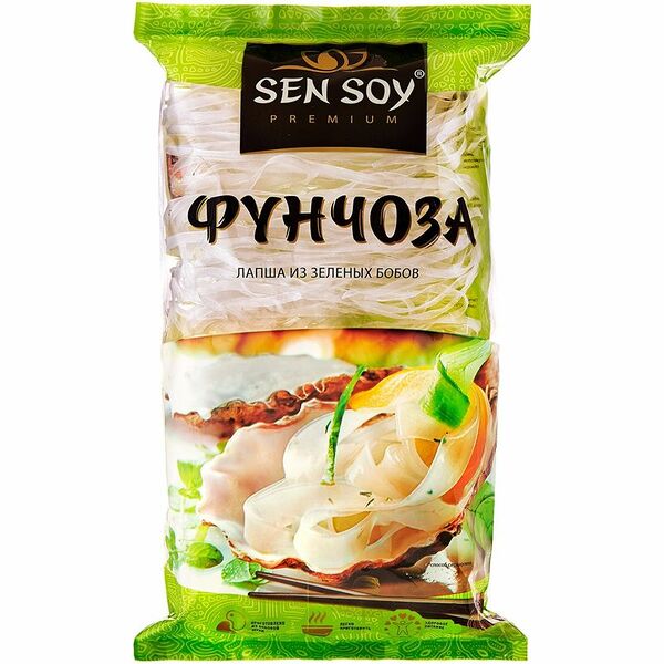 Лапша из зеленых бобов SEN SOY PREMIUM Фунчоза 180г