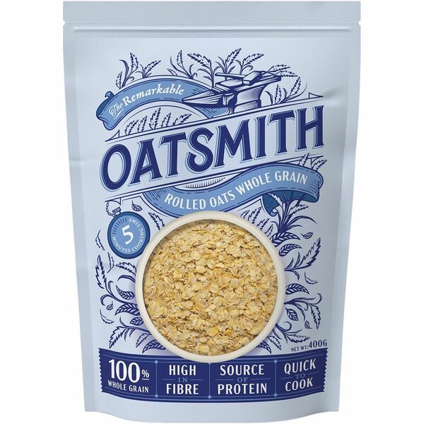 Хлопья Oatsmith овсяные цельные, 400г