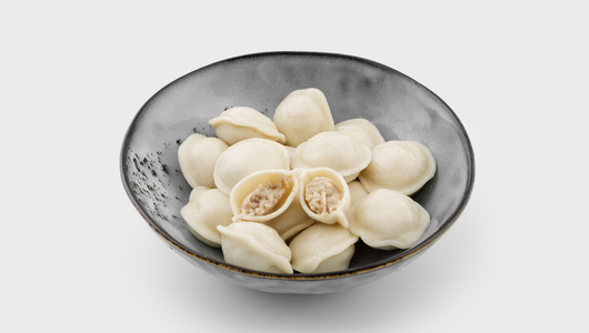 

Пельмени с мясом птицы и говядиной, замороженные, ВЕС(Продукт замороженный)