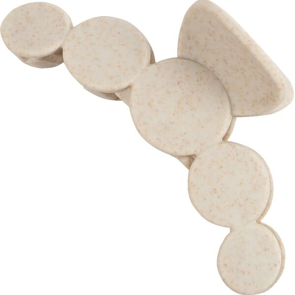 Заколка краб Kosmo shtuchki Круги бежевый