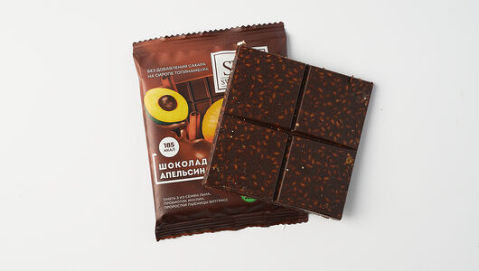 Шоколад темный Апельсин-корица-лукум