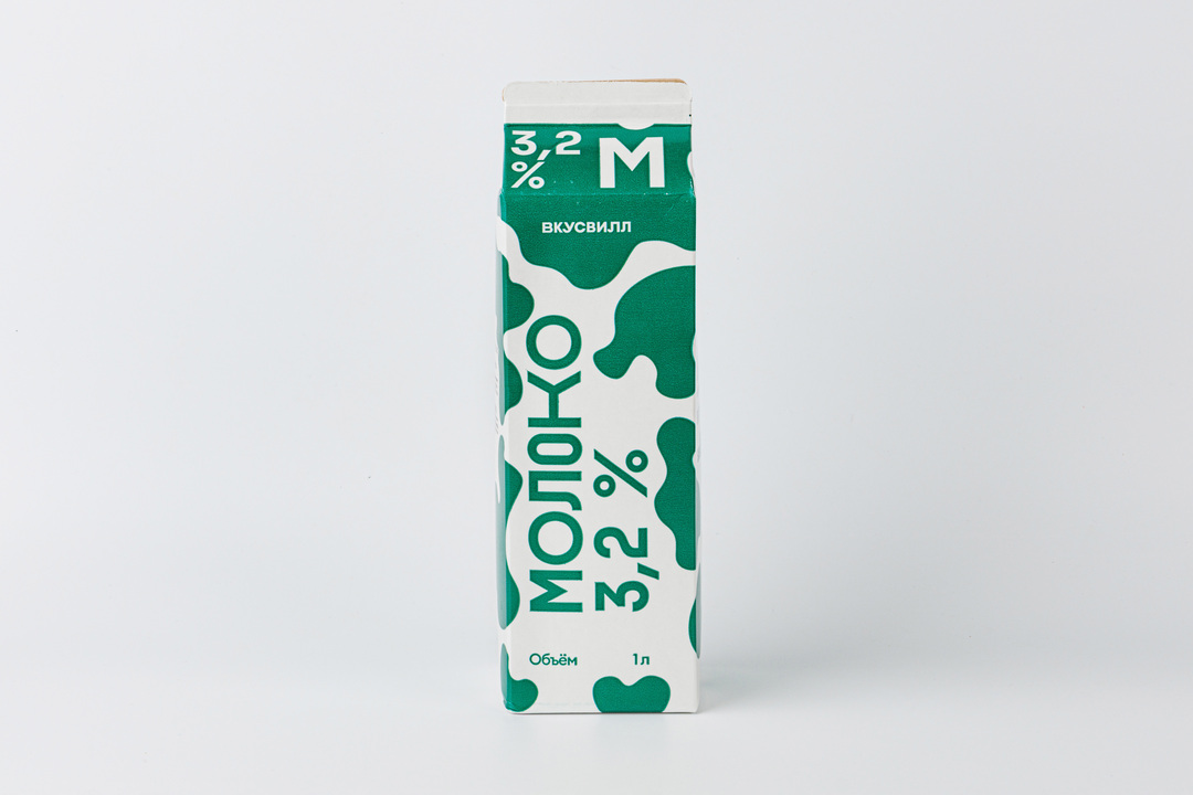 

Молоко ВкусВилл 3,2%, 1 л