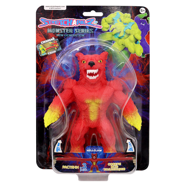 Фигурка-тянучка Stretchapalz Monsters/Монстры 14см Волк с клешнями Stretchapalz 558254-6