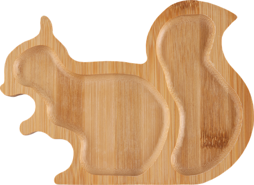 

Менажница HOMECLUB Белочка, 20х14,5см, бамбук, Арт. RSNY-1