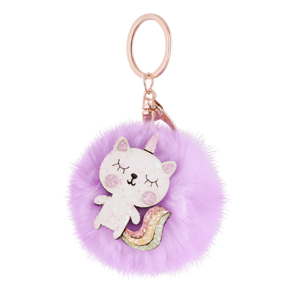 Брелок Крок&Дилли пушистый в ассортименте