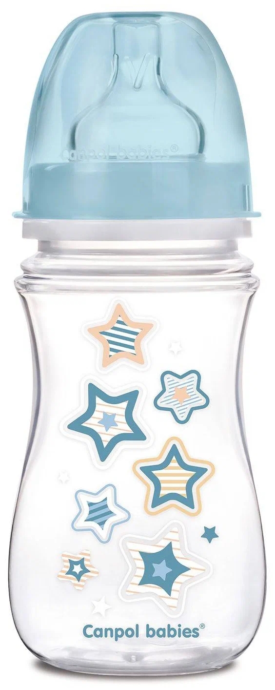 

Антиколиковая бутылочка с широким горлышком Canpol babies Easystart NEWBORN BABY 240 мл в ассортименте, 1 шт