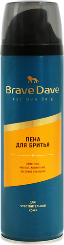 Пена для бритья Brave Dave для чувствительной кожи 200 мл