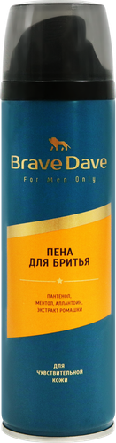 

Пена для бритья Brave Dave для чувствительной кожи 200 мл