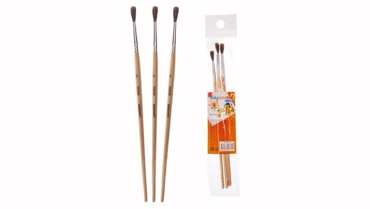 Набор кистей для рисования Legend пони №2, 3, 4