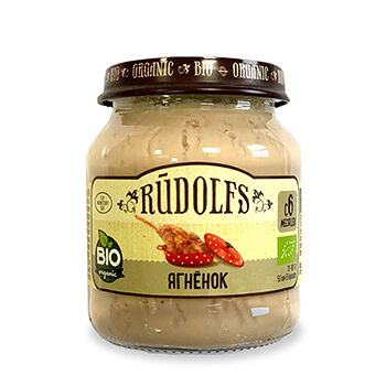 Пюре мясное Rudolfs Ягнёнок стерилизованное гомогенизированное